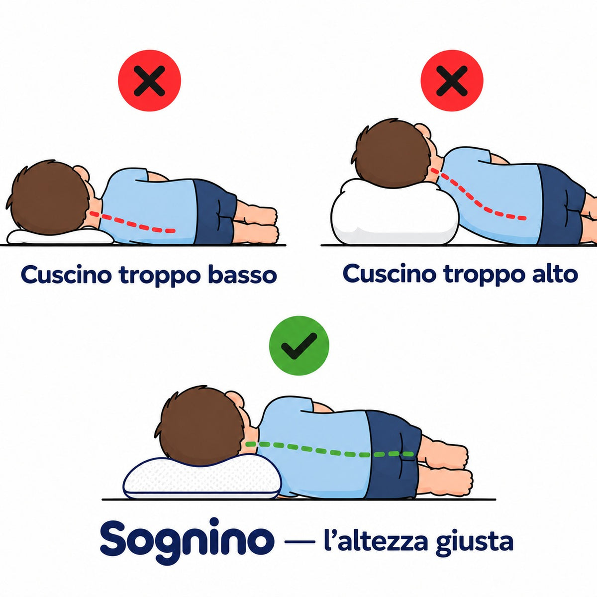 Cuscino per bambini