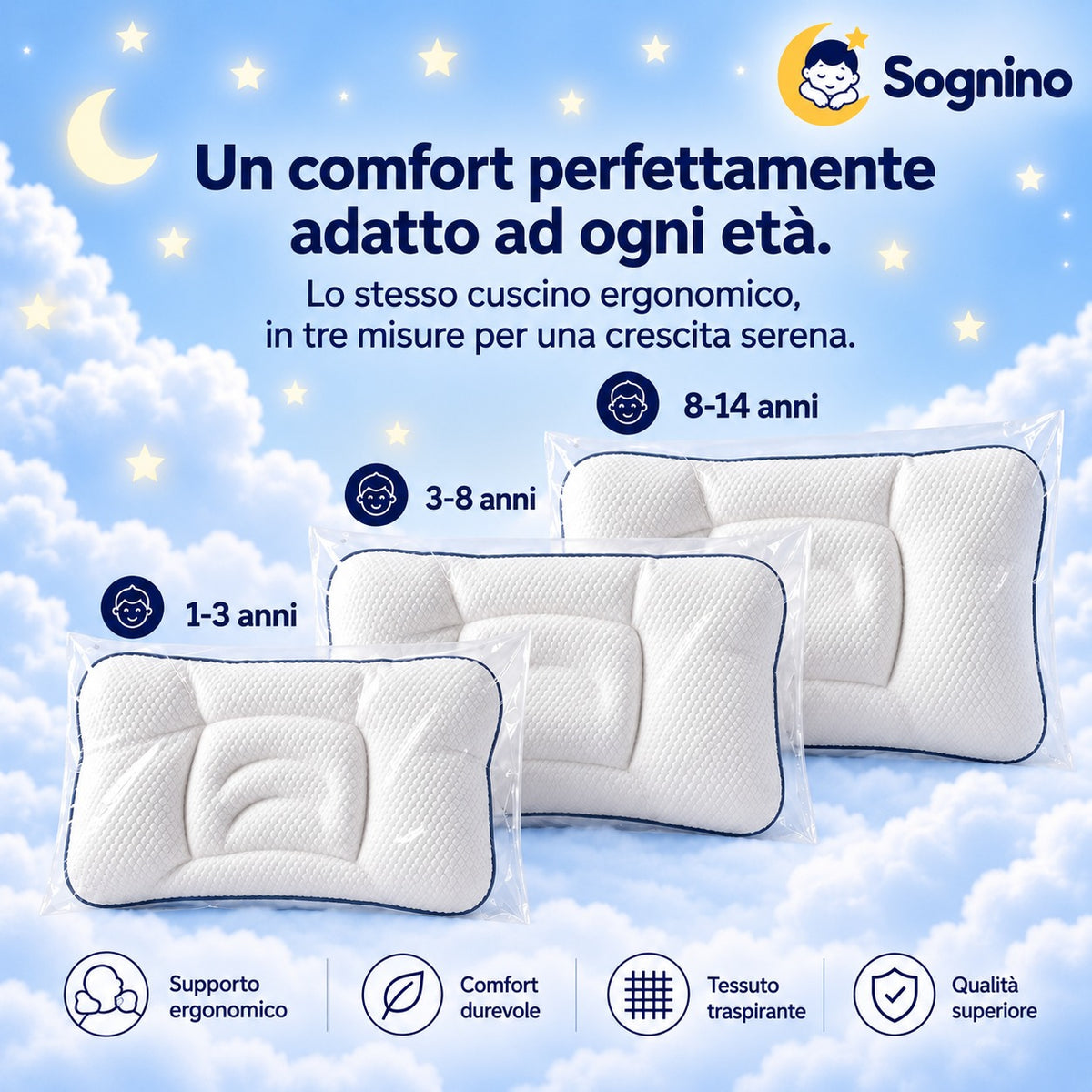 Cuscino per bambini