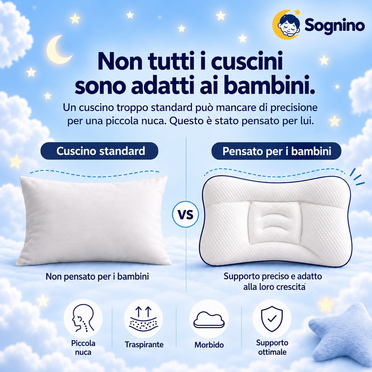 Cuscino per bambini