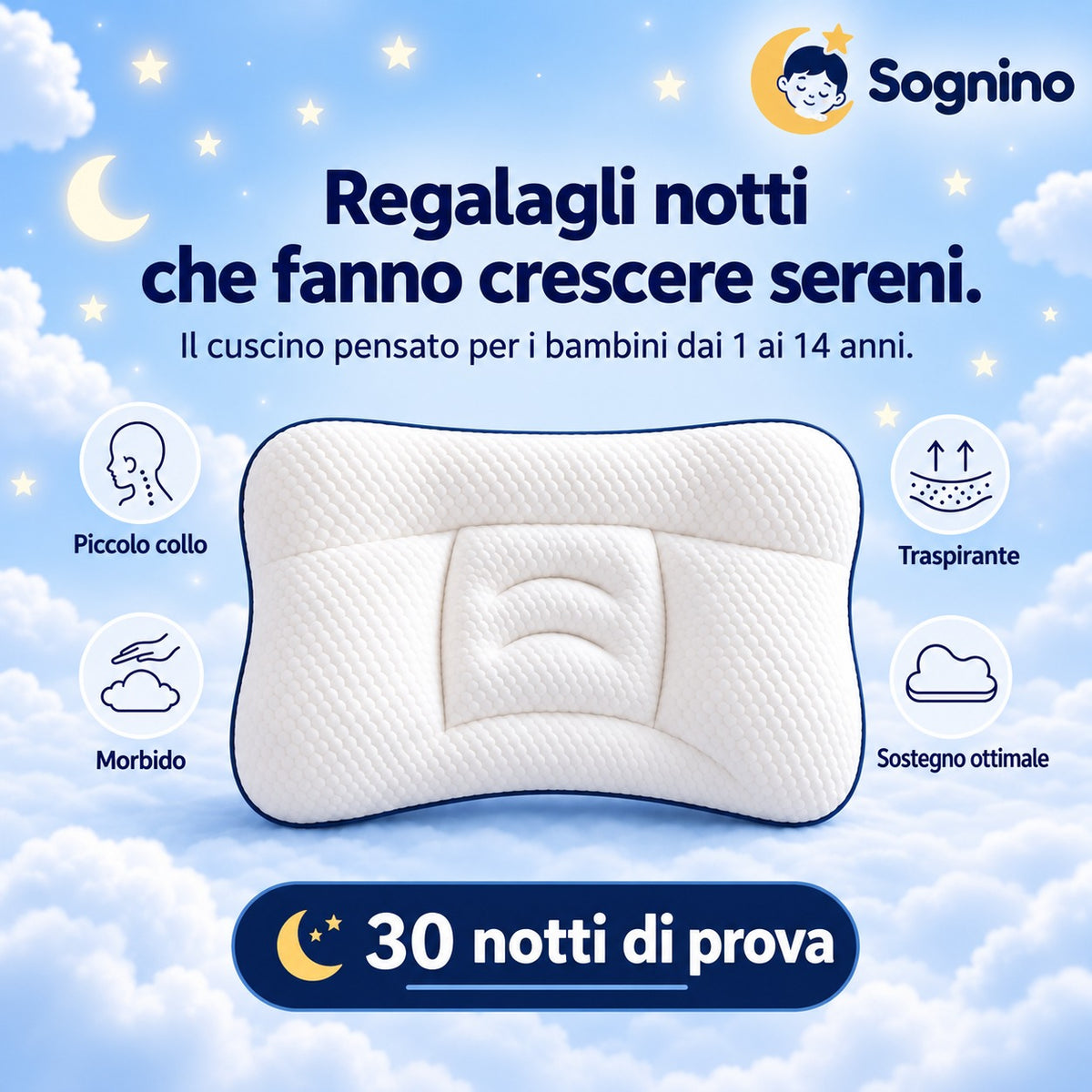 Cuscino per bambini