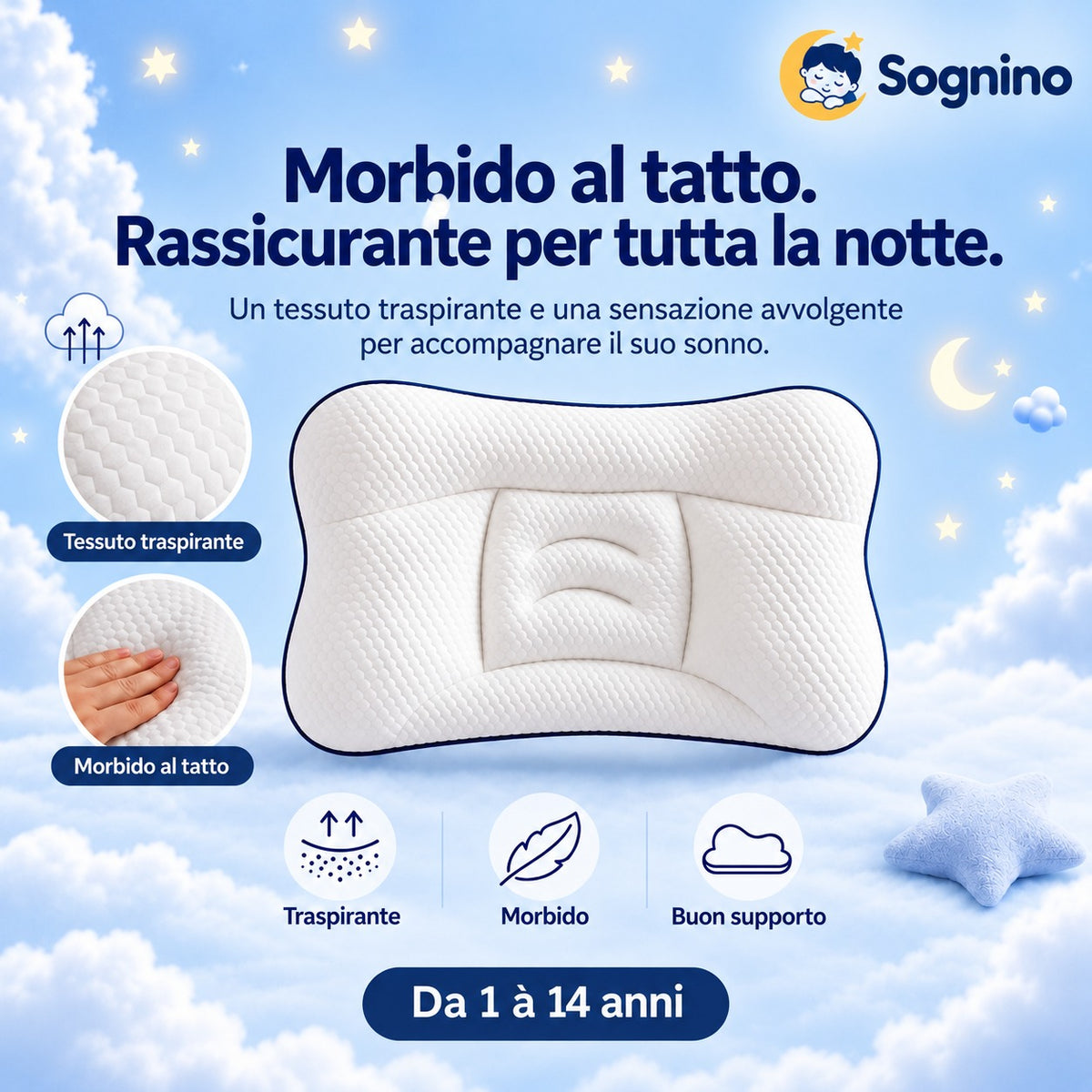 Cuscino per bambini