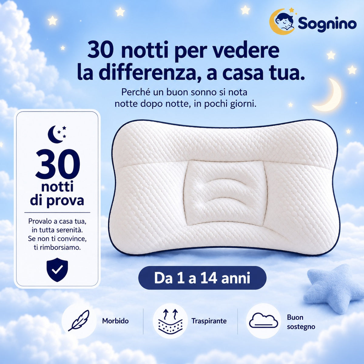Cuscino per bambini