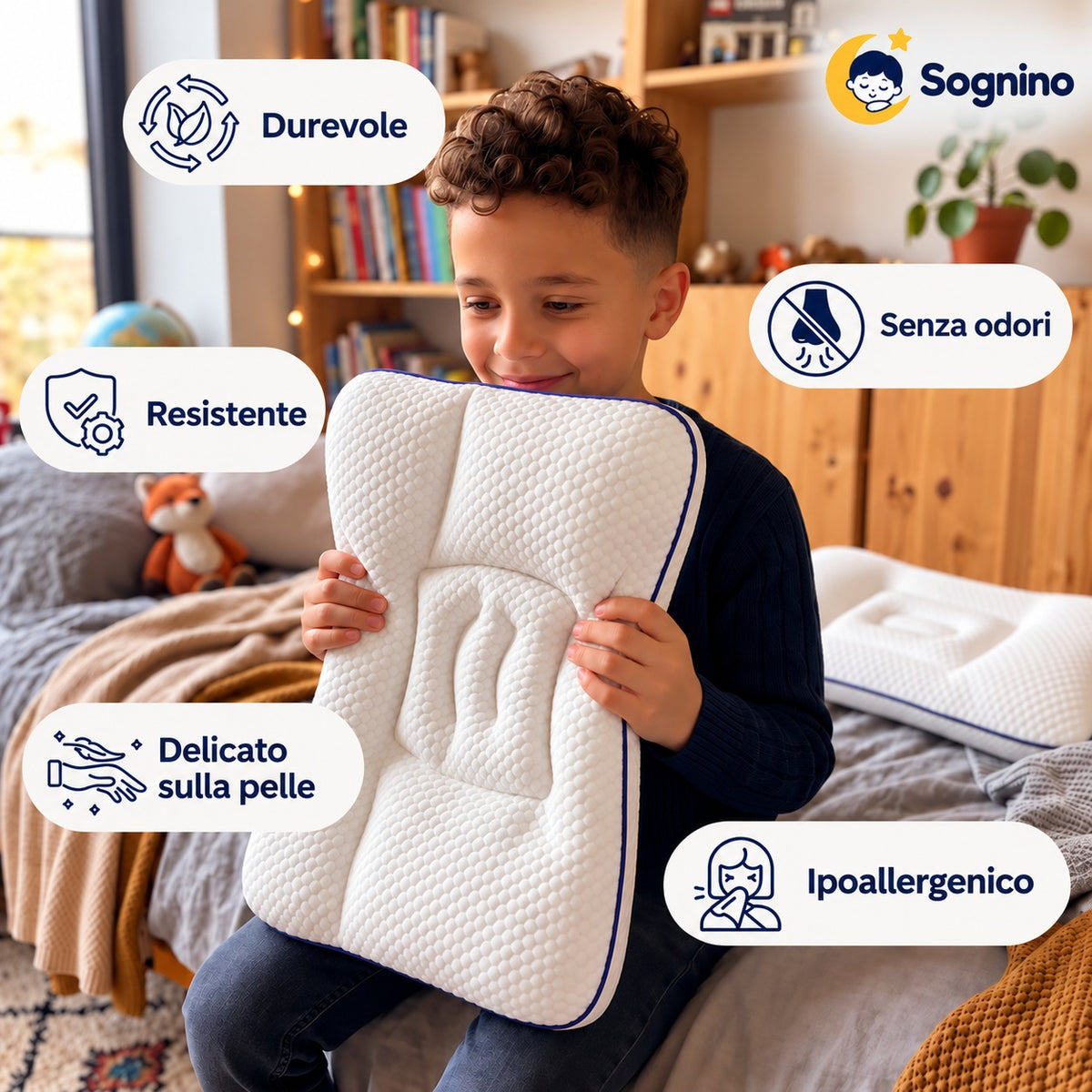 Cuscino per bambini